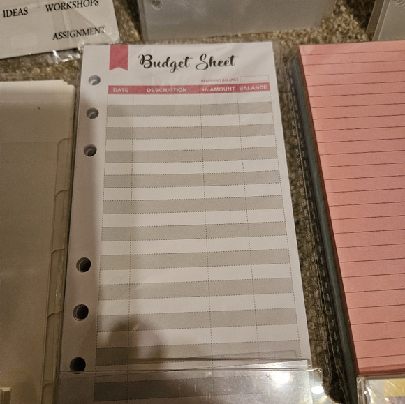 Filofax Personal Size Insert large bundle - Picture 6 of 13